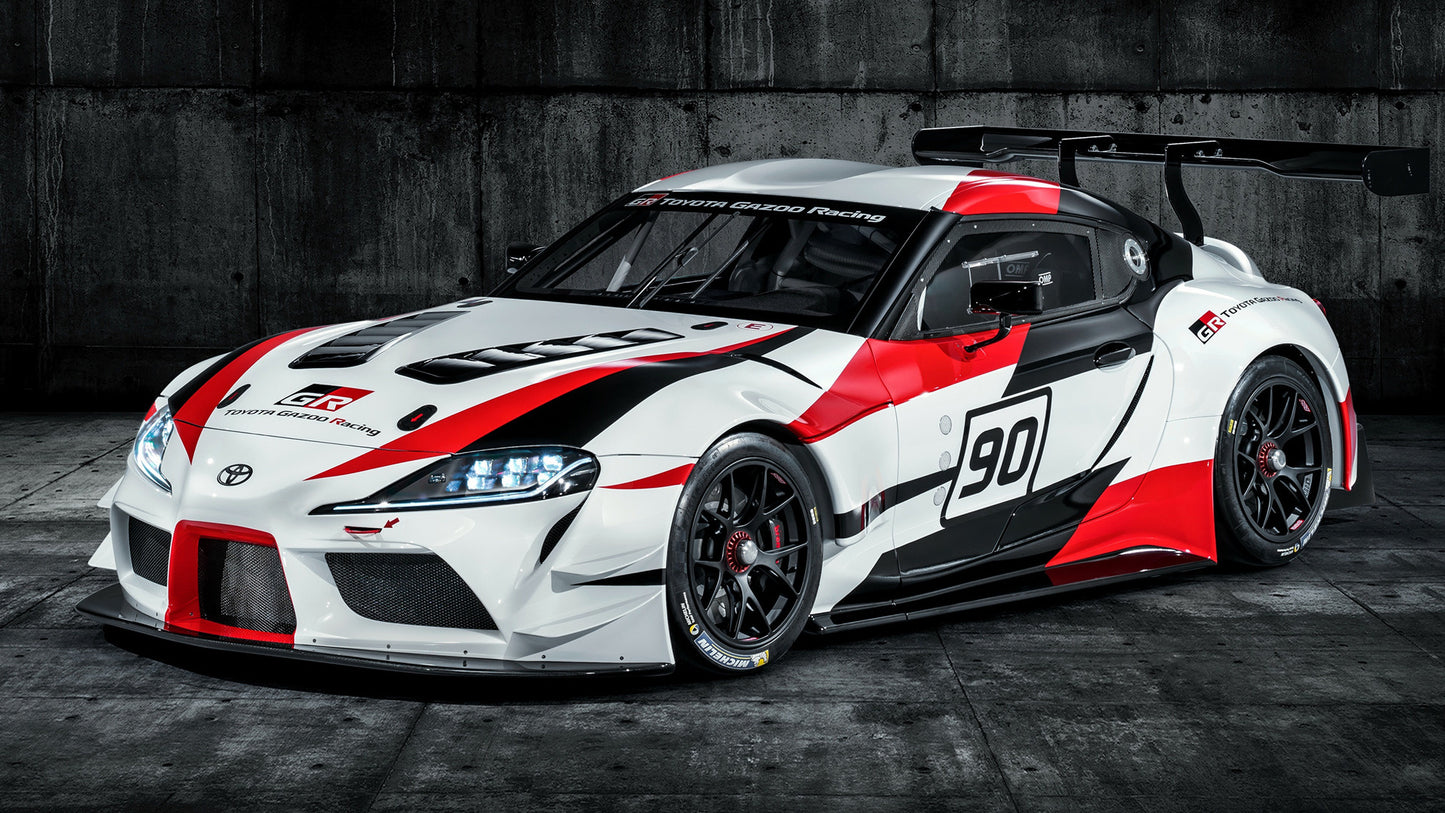 Toyota Gr Supra Racing Concept Hd Art Keychain