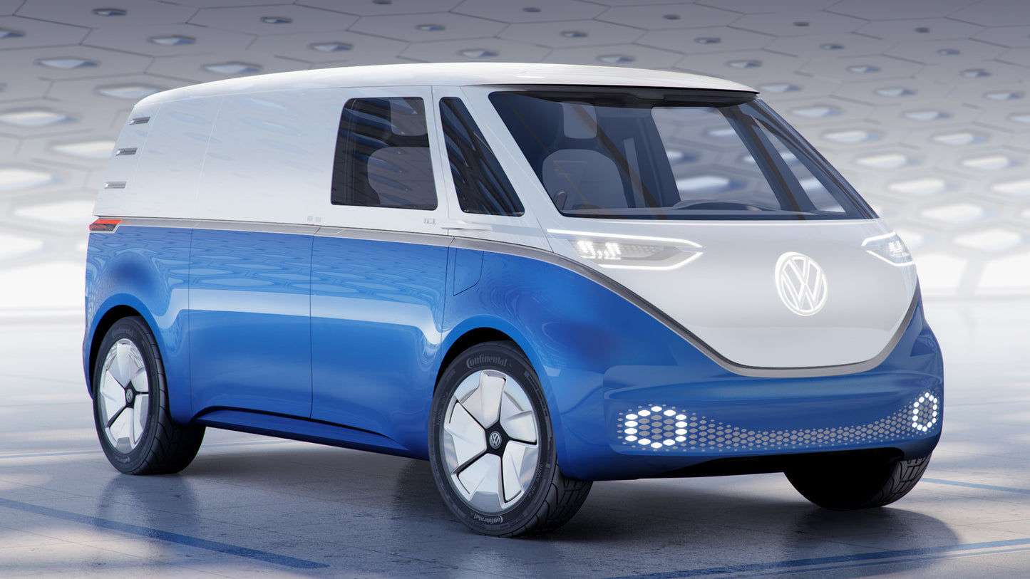 Volkswagen Id Buzz Cargo Concept Hd Art Keychain