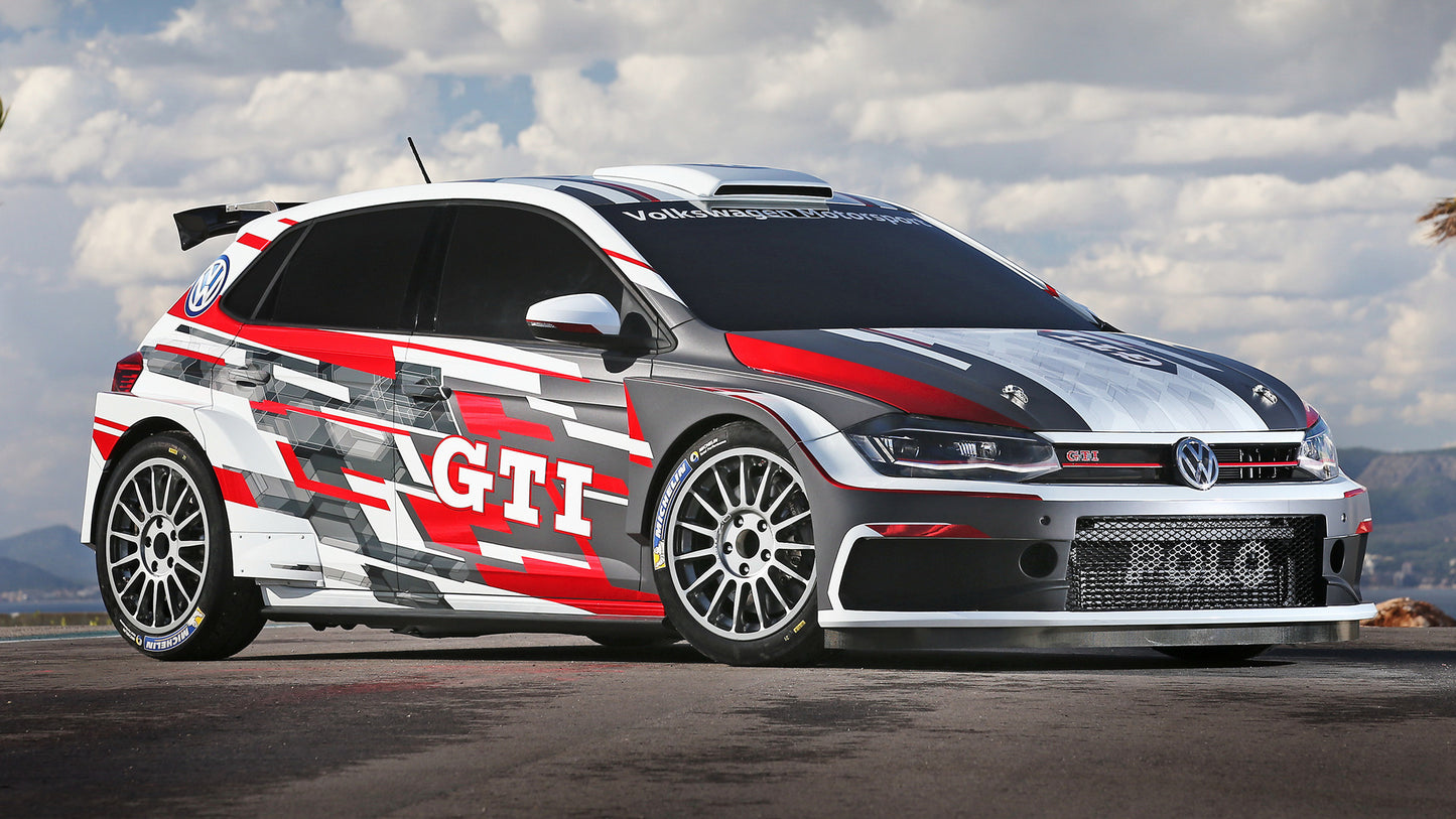 Volkswagen Polo Gti R5 Hd Art Keychain