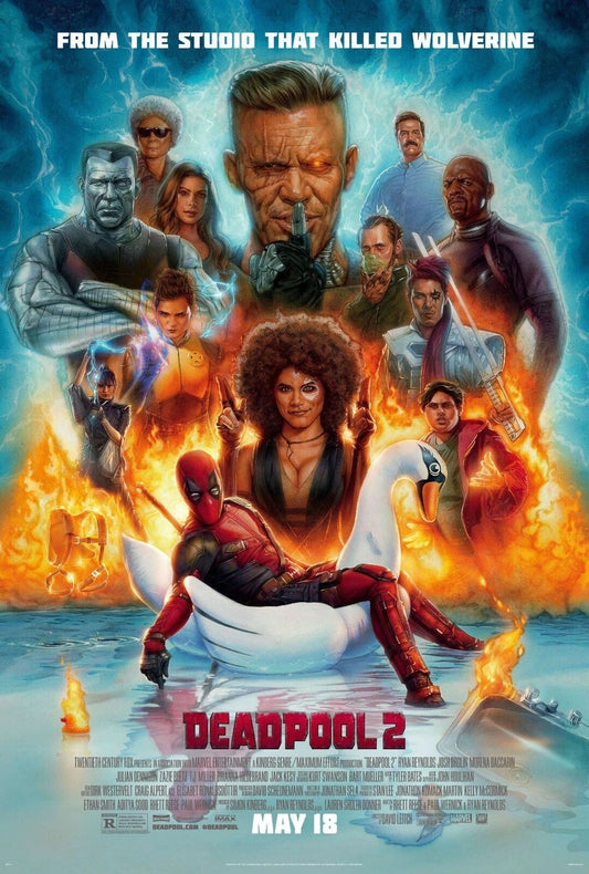 2018 Marvel Deadpool 2 Movie Magnet Cable Domino Firefist Josh Brolin