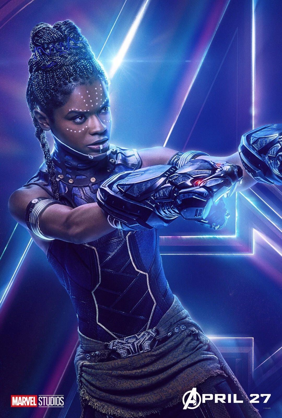 2018 Marvel The Avengers Infinity War Poster Black Panther Shuri