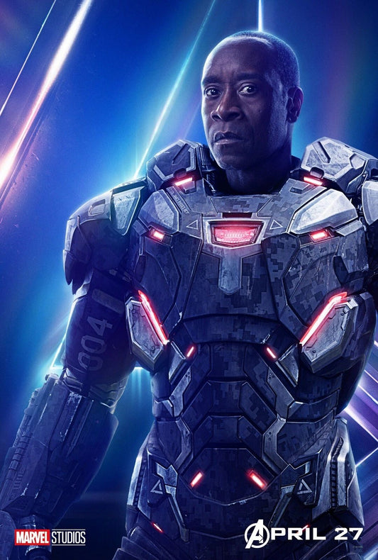 2018 Marvel The Avengers Infinity War Poster War Machine James Rhodes