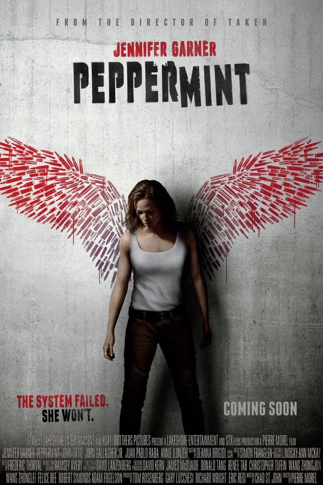 2018 Peppermint Movie Magnet Jennifer Garner Riley North