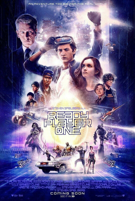 2018 Ready Player One Movie Keychain Wade Watts Back To The Future