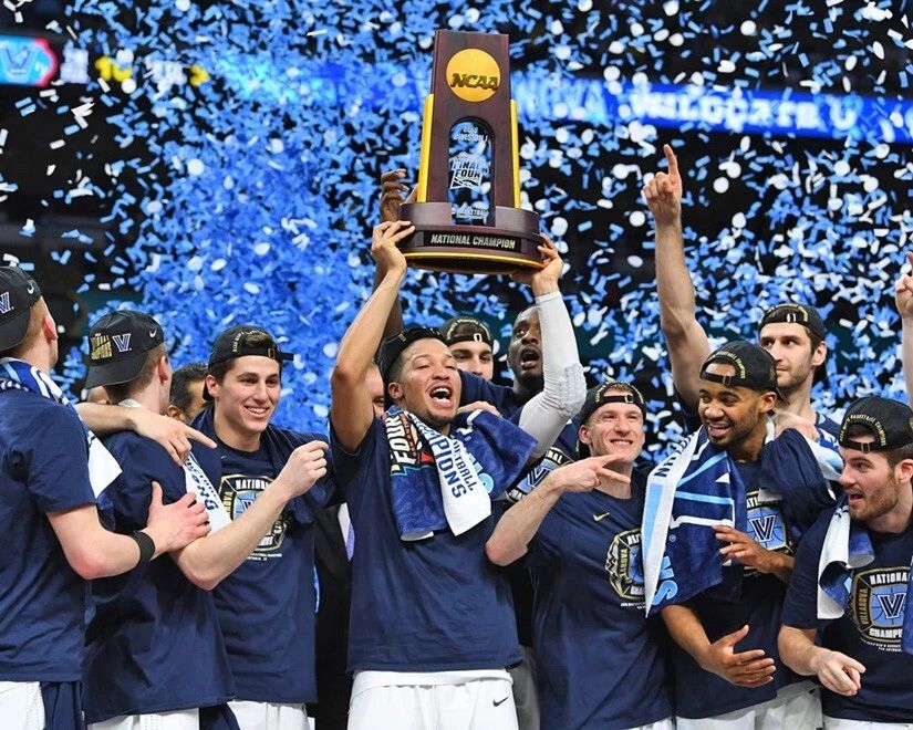 2018 Villanova Wildcats Glossy Keychain National Champions Print Jalen Brunson 1