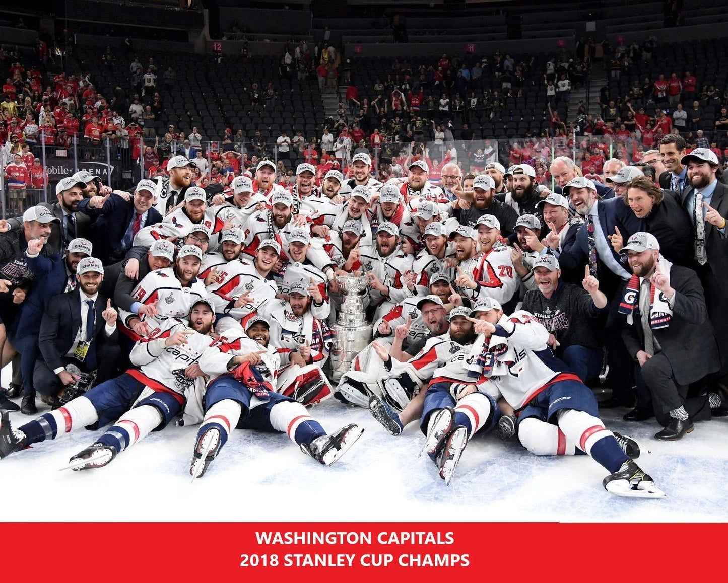2018 Washington Capitals Team Keychain Hockey Picture Stanley Cup Champs