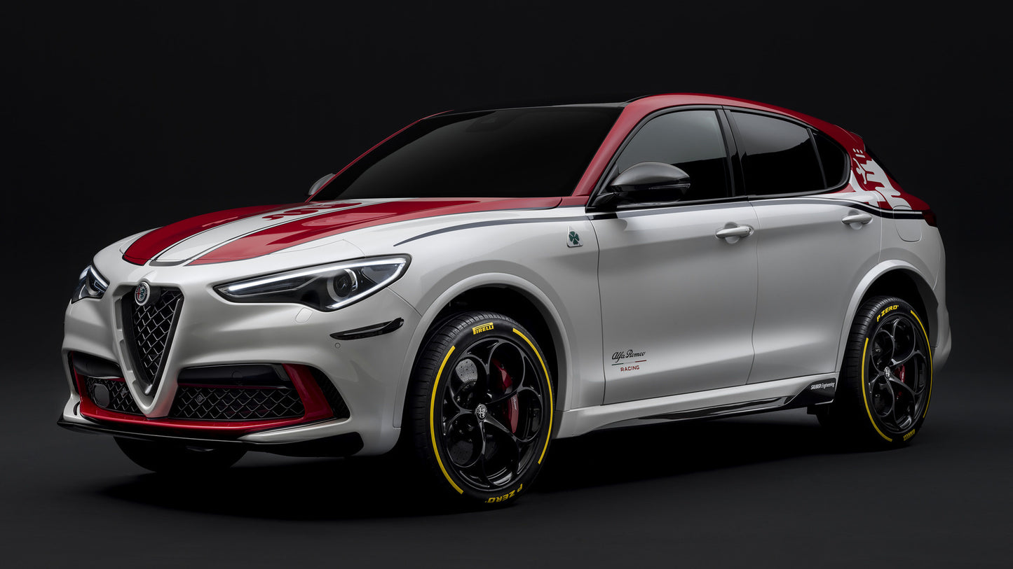 Alfa Romeo Stelvio Quadrifoglio Alfa Romeo Racing Hd Art Keychain