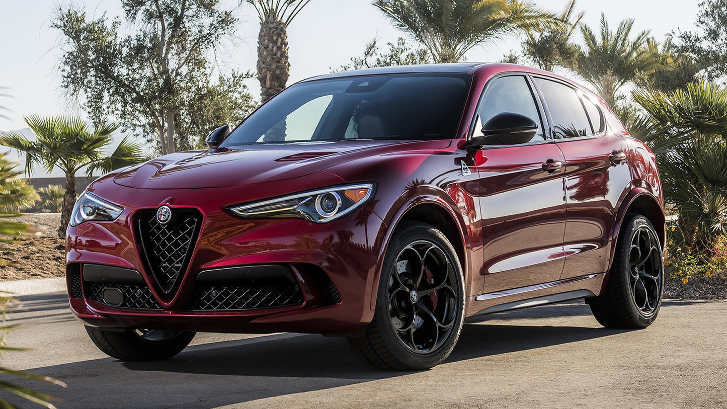 Alfa Romeo Stelvio Quadrifoglio Nero Edizione Us Hd Art Keychain