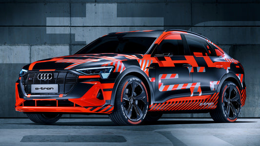 Audi E Tron Sportback Prototype Hd Art Keychain