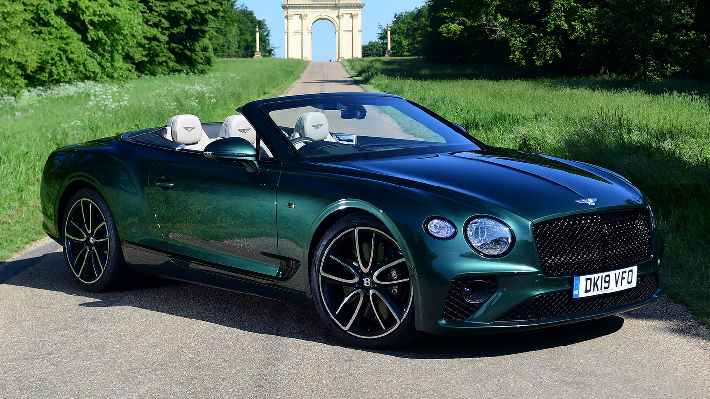 Bentley Continental Gt Convertible Uk Hd Art Keychain