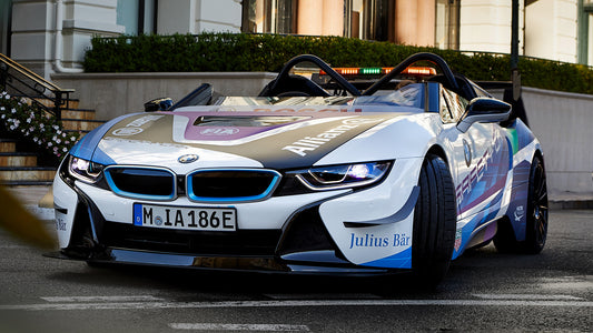 Bmw I8 Roadster Formula E Safety Car Hd Art Keychain