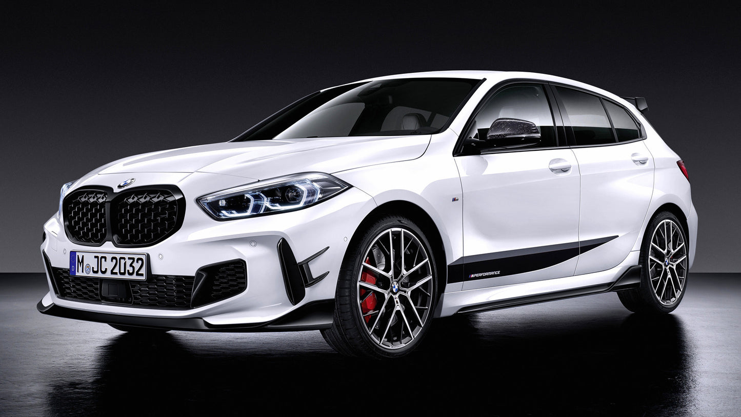 Bmw M135I With M Performance Parts Hd Art Keychain