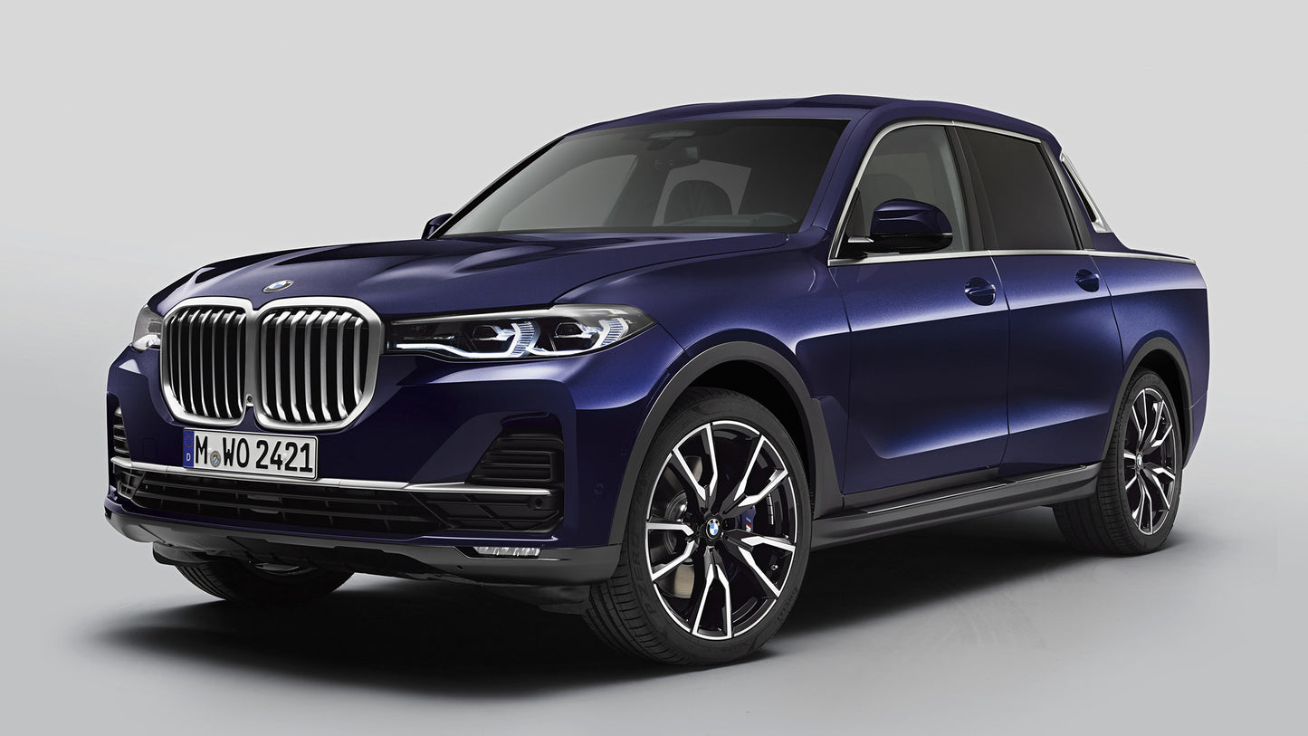 Bmw X7 Pick Up Concept Hd Art Keychain