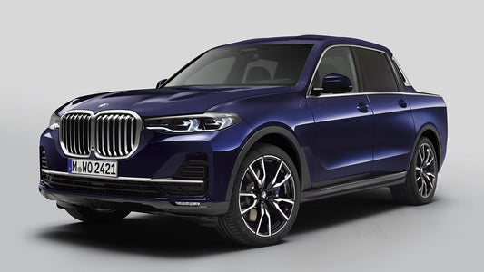Bmw X7 Pick Up Concept Hd Art Keychain