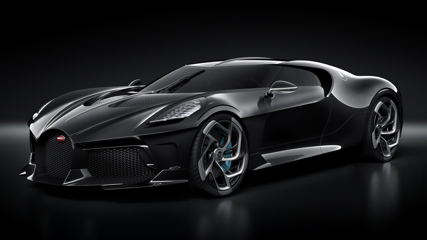 Bugatti La Voiture Noire Hd Art Keychain