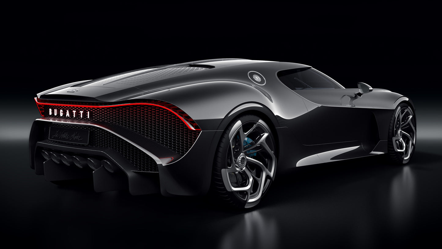 Bugatti La Voiture Noire Hd Art Keychain