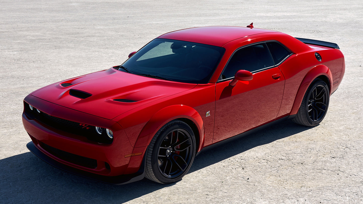 Dodge Challenger R T Scat Pack Widebody Hd Art Keychain