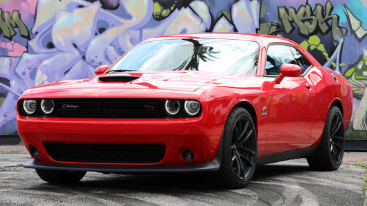 Dodge Challenger Rt Scat Pack Hd Art Keychain
