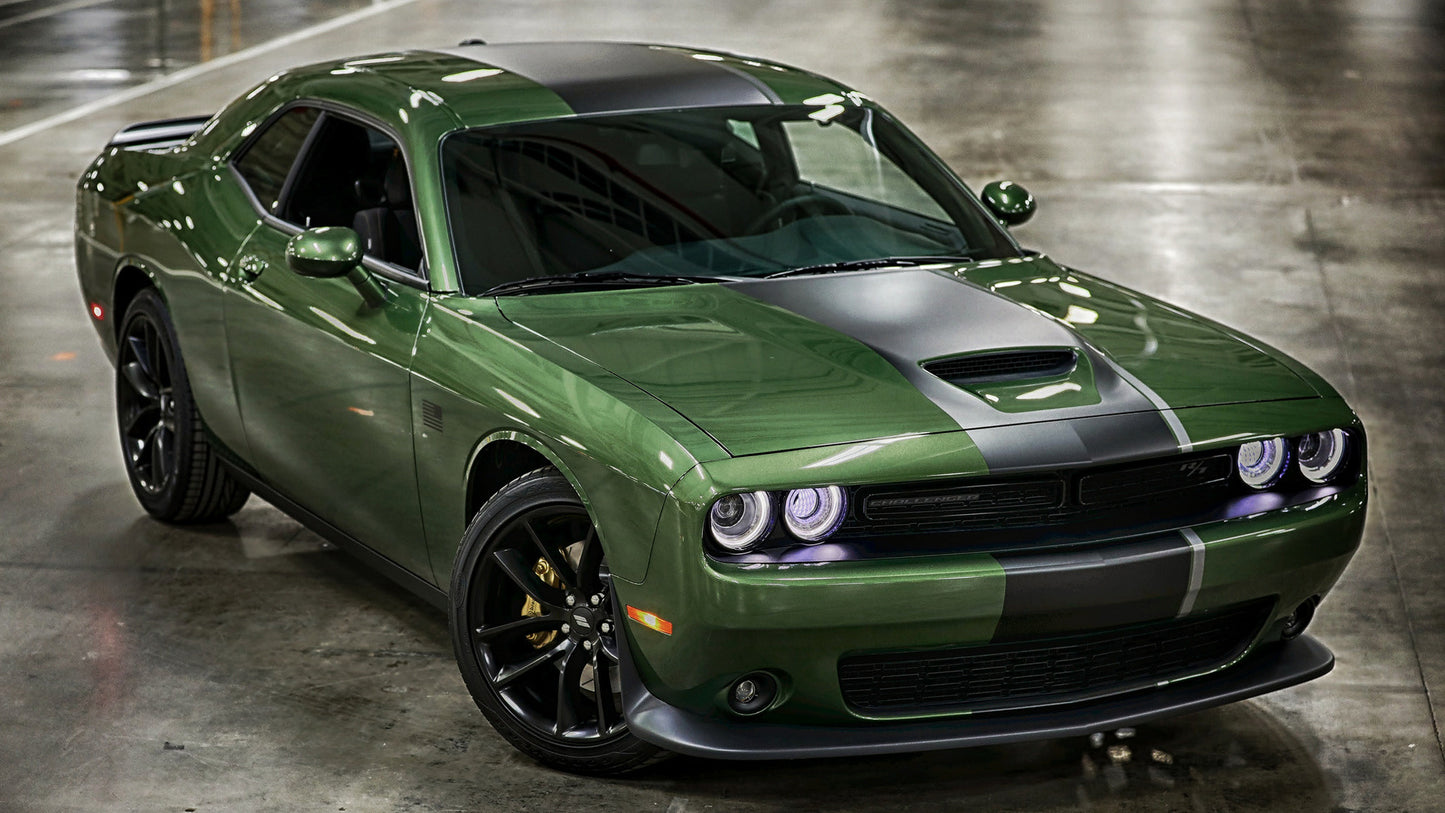 Dodge Challenger Rt Stars And Stripes Edition Hd Art Keychain