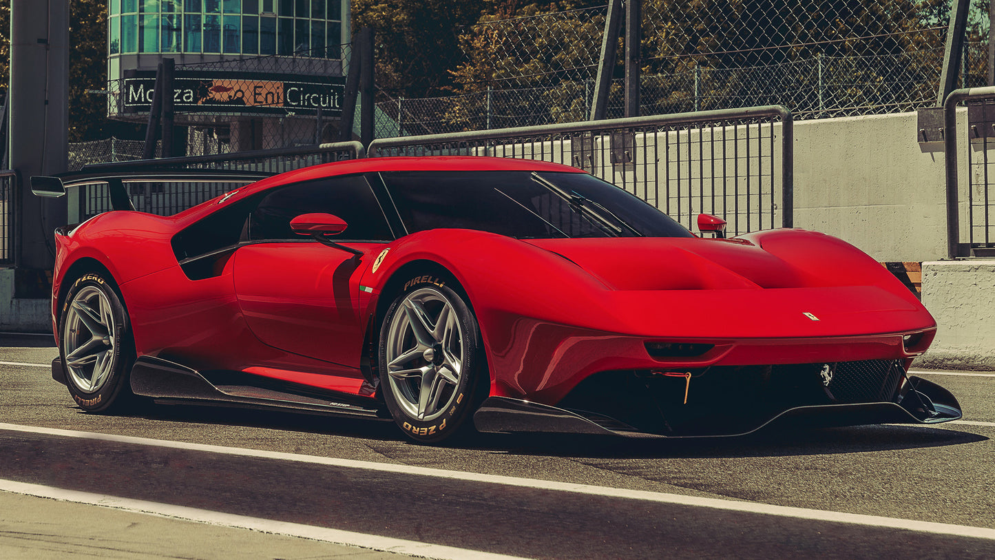 Ferrari P80 C Hd Art Keychain