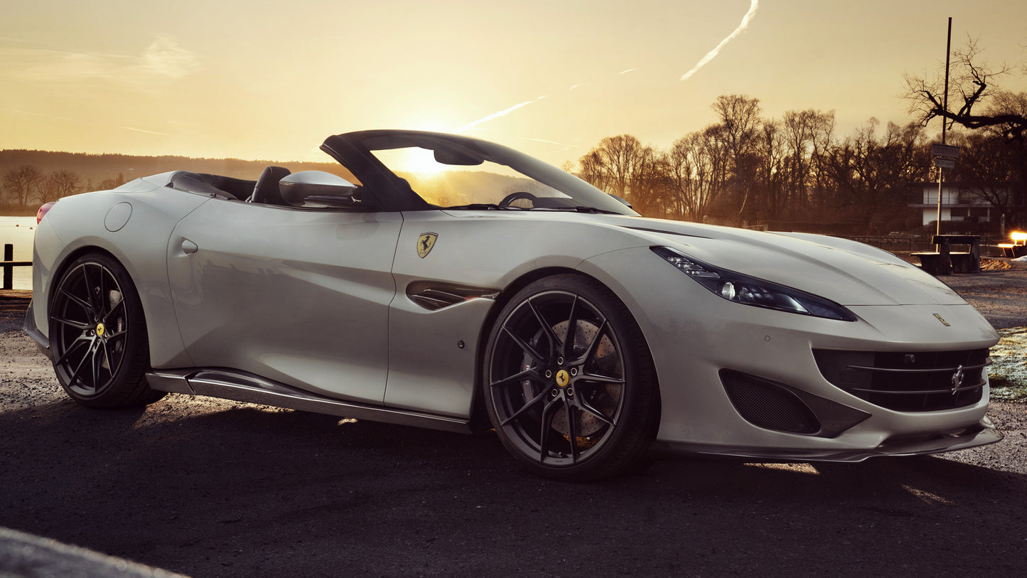 Ferrari Portofino By Novitec Hd Art Keychain