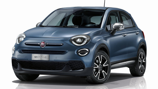 Fiat 500X Mirror Hd Art Keychain