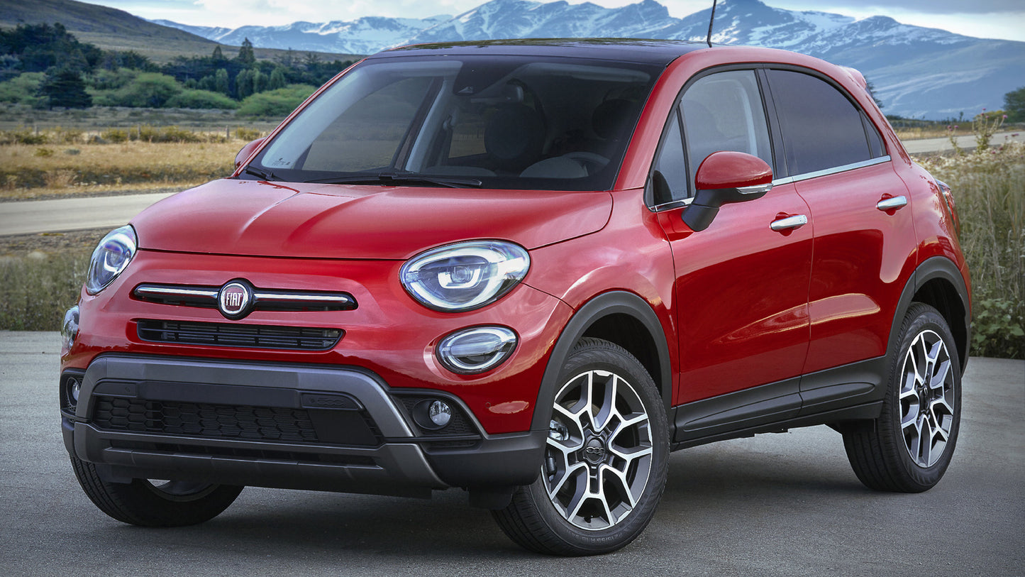 Fiat 500X Trekking Us Hd Art Keychain