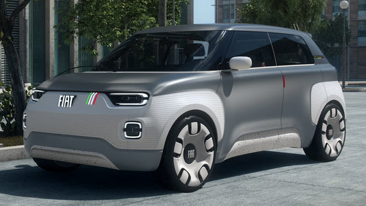 Fiat Concept Centoventi Hd Art Keychain