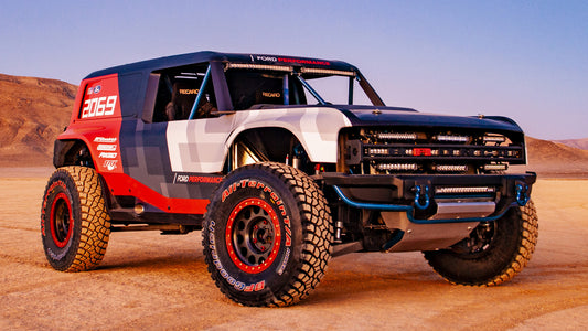 Ford Bronco R Race Prototype Hd Art Keychain