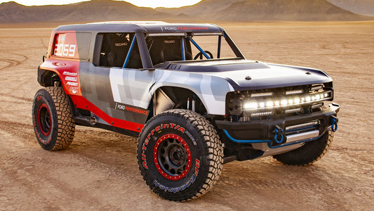 Ford Bronco R Race Prototype Hd Art Keychain