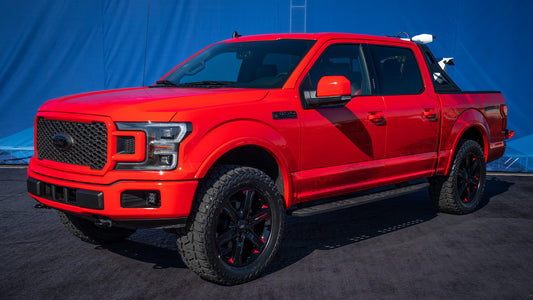Ford F Lariat Sport Supercrew Black Appearance Package Hd Art Keychain