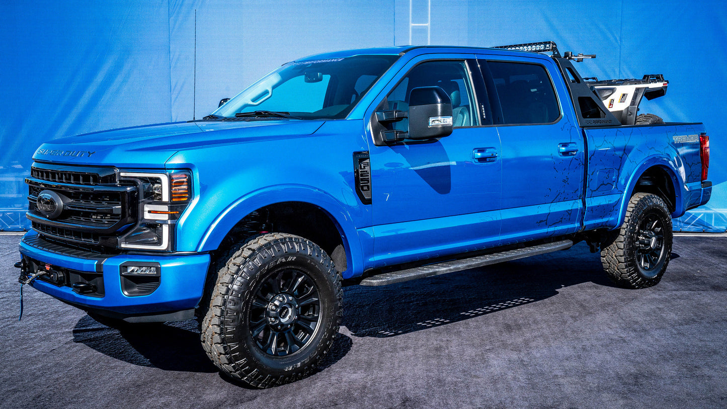 Ford F Super Duty Tremor Crew Cab Black Appearance Package Hd Art Keychain