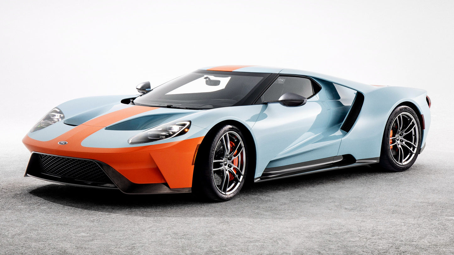 Ford Gt Heritage Edition Hd Art Keychain