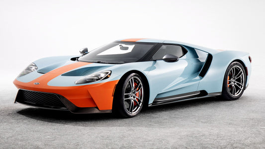 Ford Gt Heritage Edition Hd Art Keychain