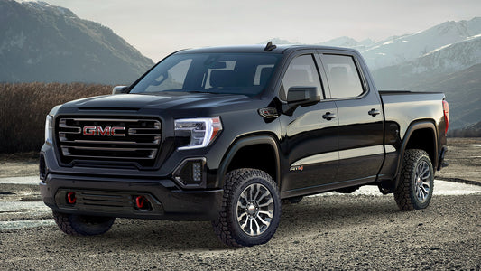 Gmc Sierra At4 Crew Cab Hd Art Keychain