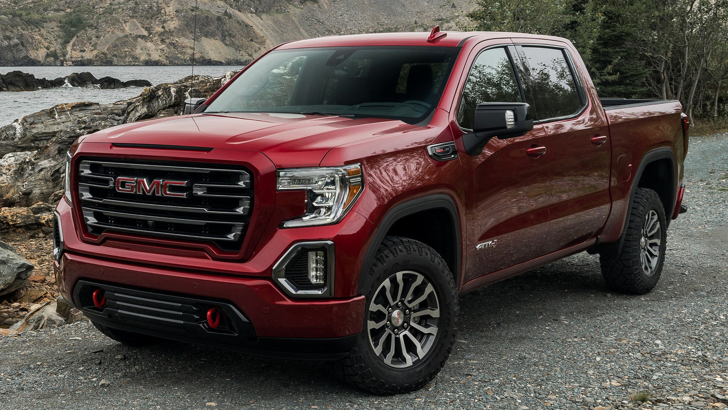 Gmc Sierra At4 Crew Cab Hd Art Keychain
