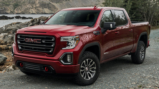 Gmc Sierra At4 Crew Cab Hd Art Keychain