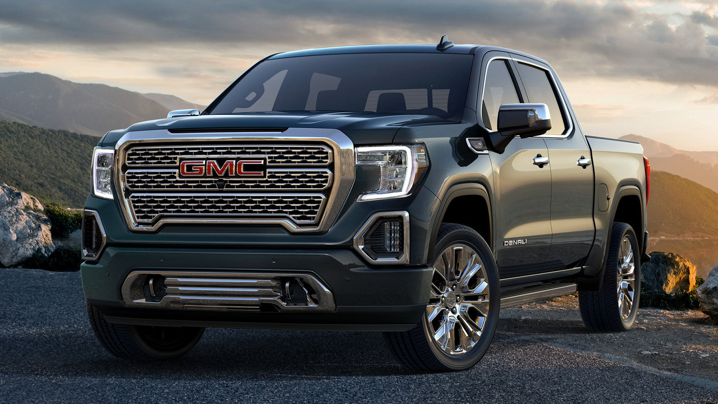 Gmc Sierra Denali Crew Cab Hd Art Keychain