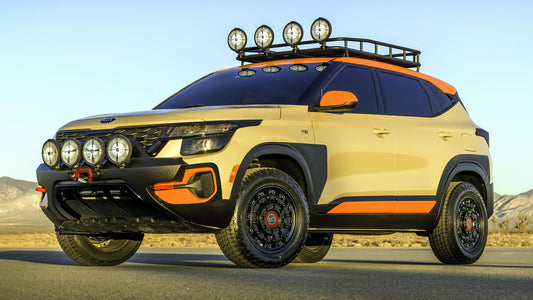 Kia Seltos X Line Trail Attack Concept Hd Art Print Poster