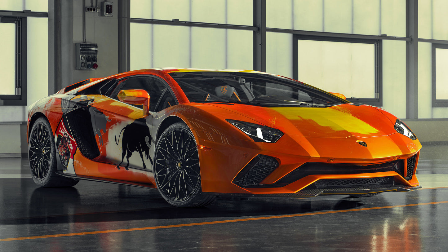 Lamborghini Aventador S By Skyler Grey Us Hd Art Print Poster