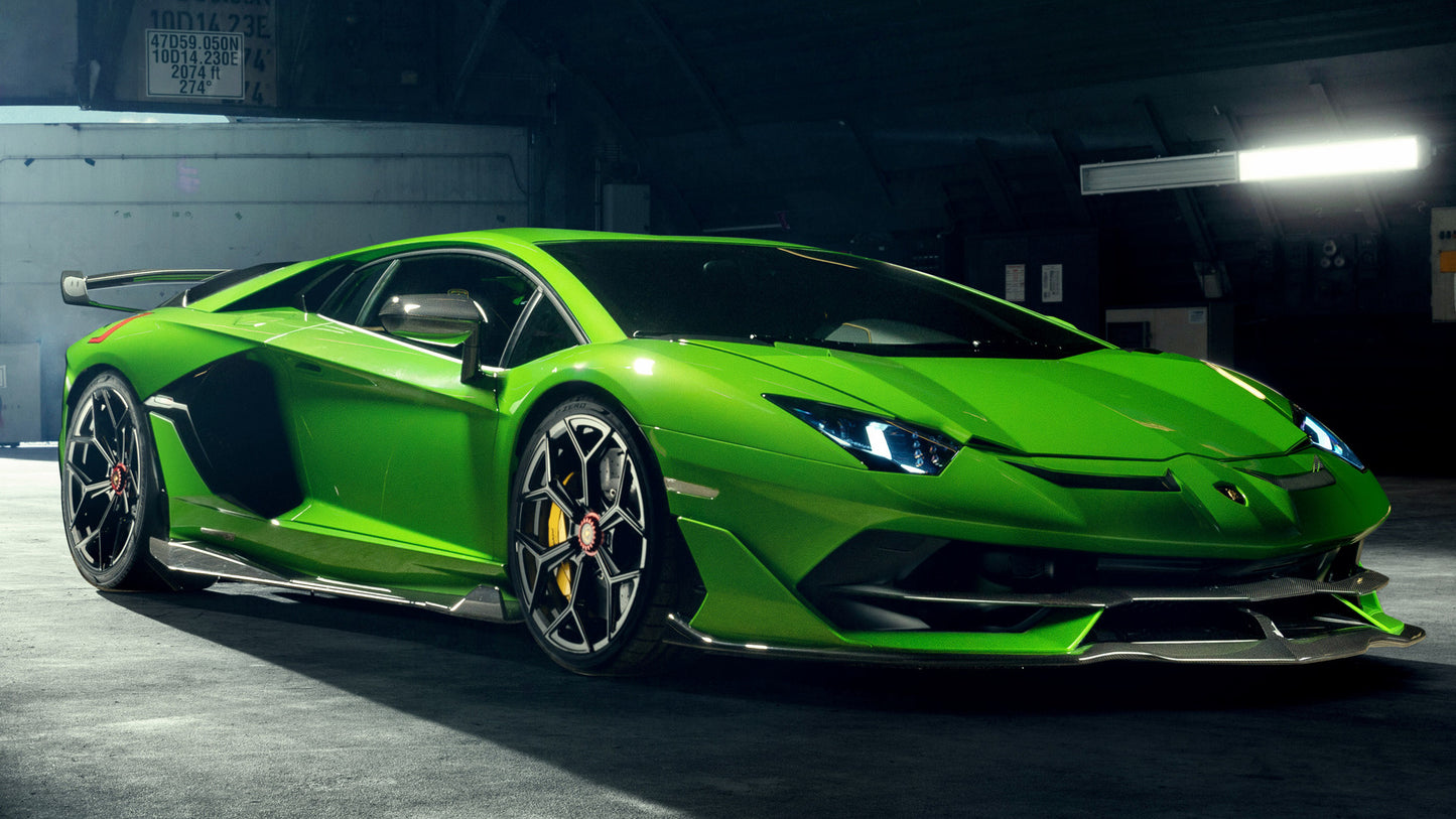 Lamborghini Aventador Svj By Novitec Hd Art Print Poster