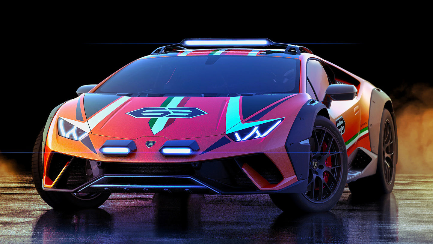 Lamborghini Huracan Sterrato Concept Hd Art Jigsaw Puzzle