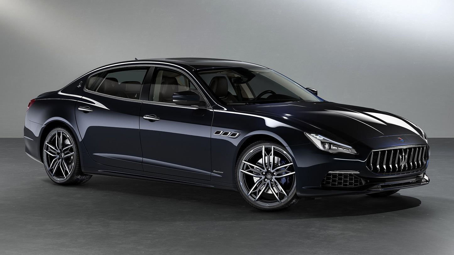 Maserati Quattroporte Granlusso Zegna Pelletessuta Hd Art Print Poster
