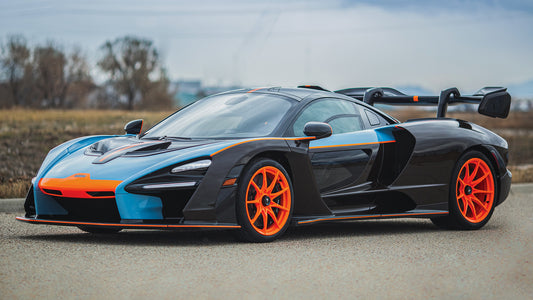 Mclaren Senna Gulf Oil Theme By Mso Us Hd Art Print Poster