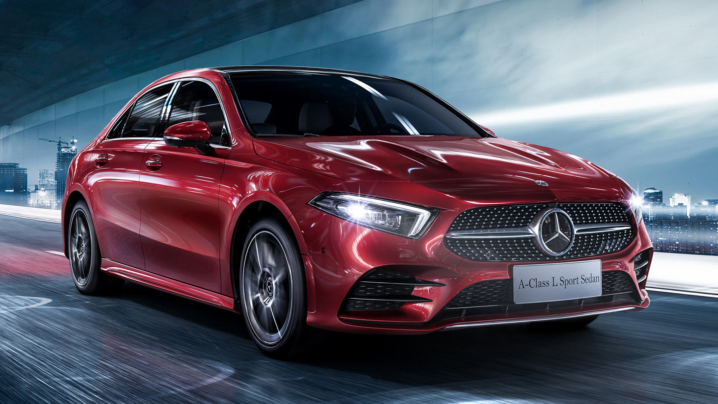 Mercedes Benz A Class Sedan Amg Styling Long Cn Hd Art Magnet