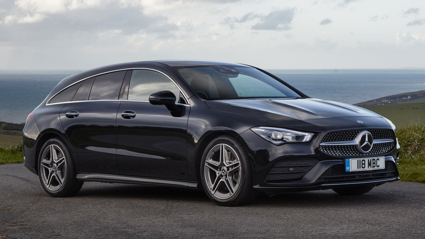 Mercedes Benz Cla Class Shooting Brake Amg Line Uk Hd Art Print Poster