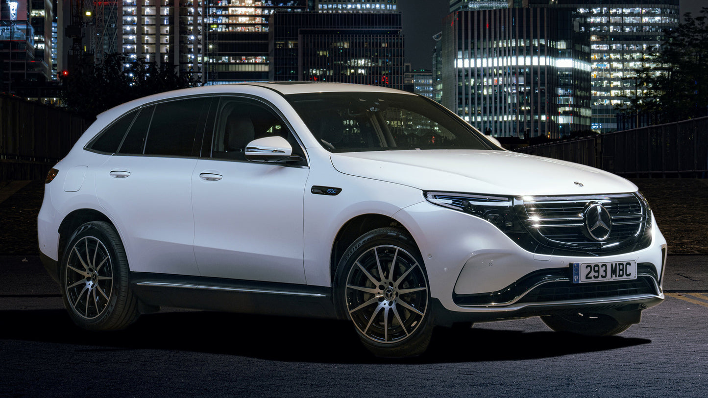 Mercedes Benz Eqc Amg Line Uk Hd Art Print Poster
