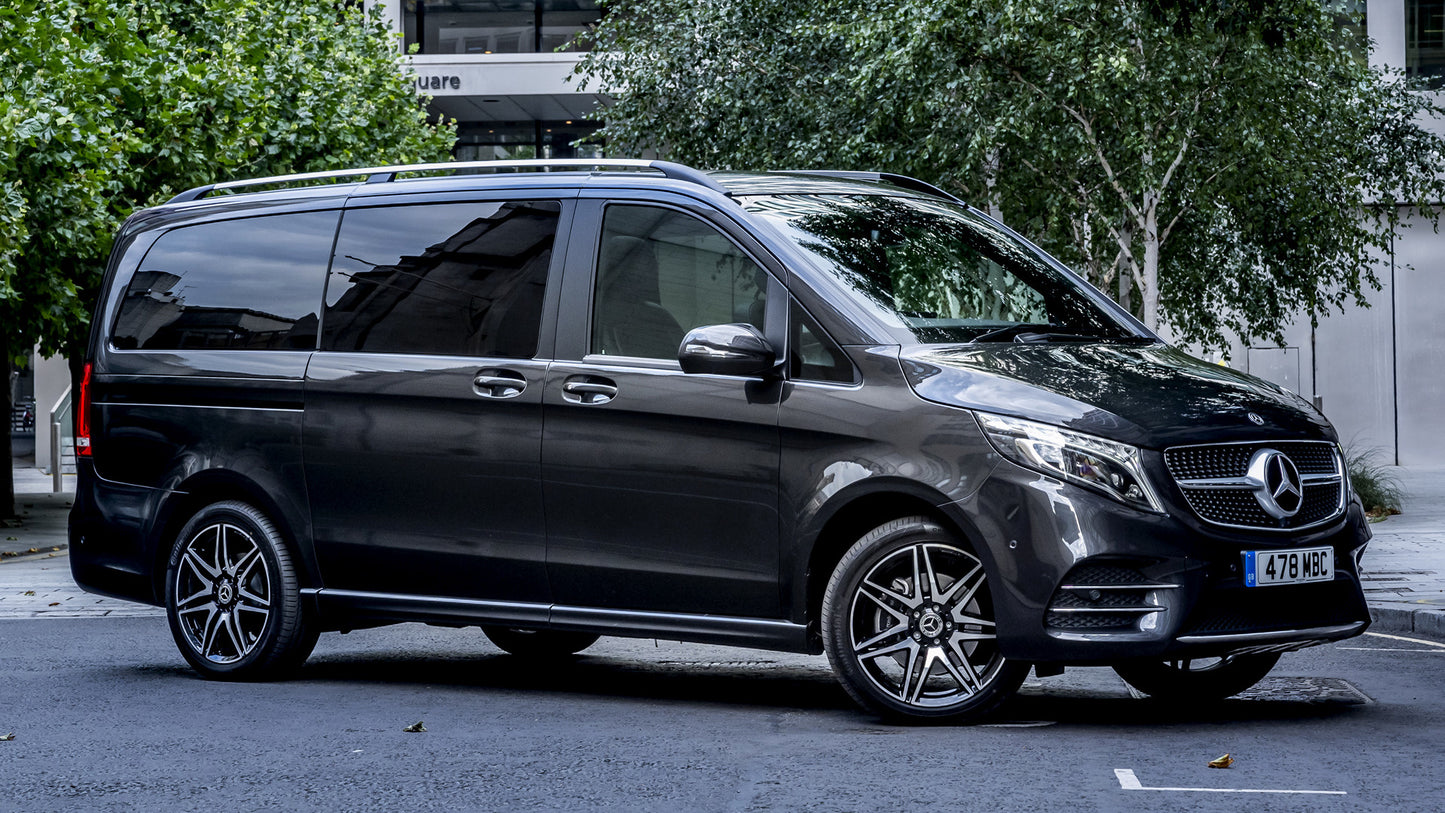 Mercedes Benz V Class Amg Line Long Uk Hd Art Print Poster