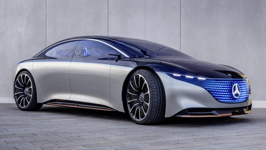 Mercedes Benz Vision Eqs Hd Art Print Poster