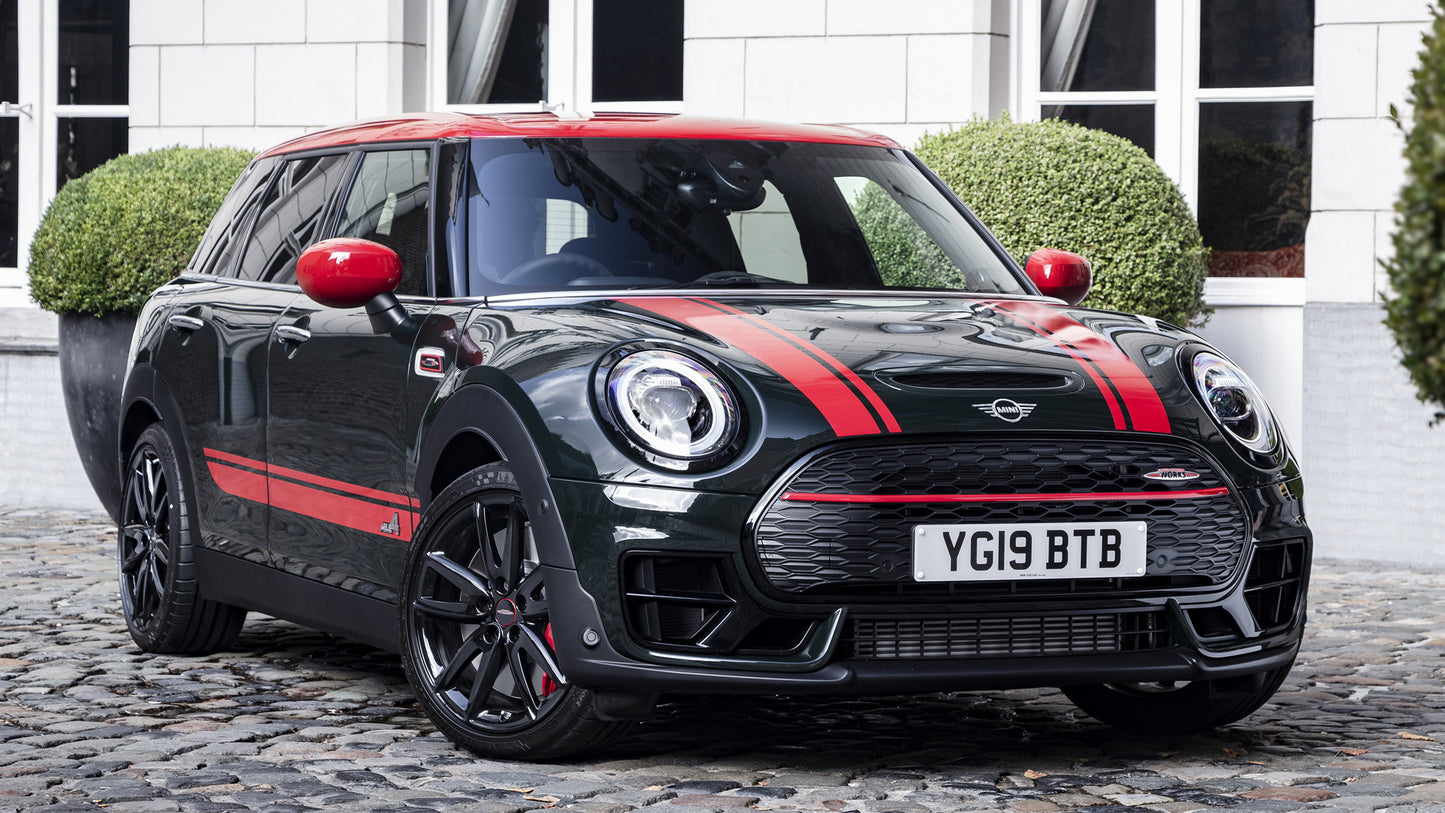 Mini John Cooper Works Clubman Uk Hd Art Keychain